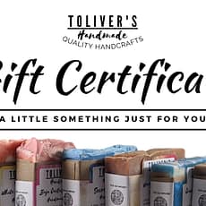 Toliver's Handmade Gift Certificate